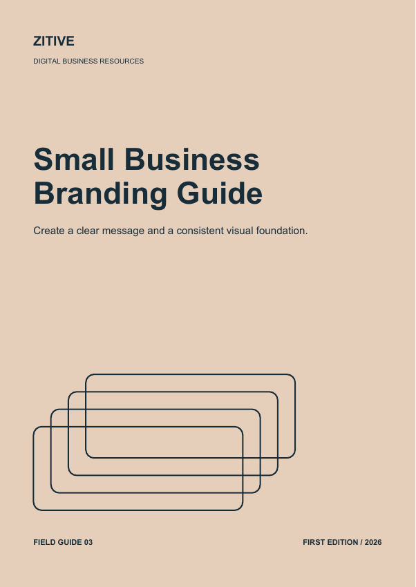 Zitive Small Business Branding Guide cover